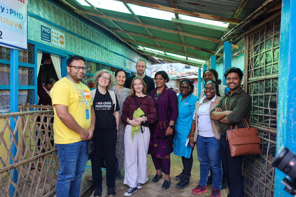 Steering Committee of the UNFPA-UNICEF Global Programme to End Child Marriage (the Global Programme) visited two camps and host communities in Cox's Bazar