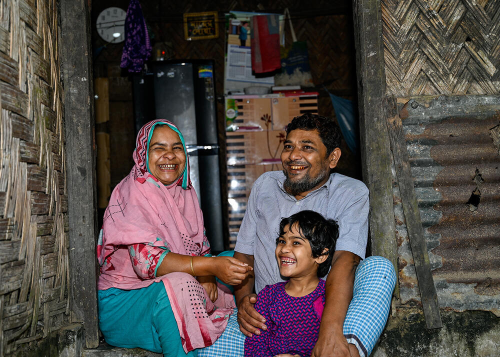 From dedicated partner to involved father, Jasim champions equality in his family.