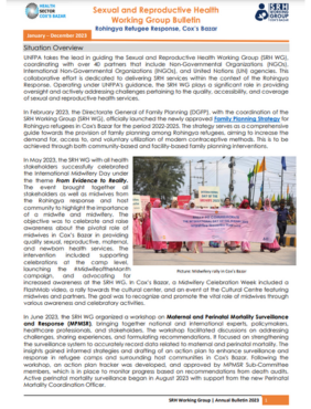 Sexual and Reproductive Health Working Group Annual Bulletin (January - December 2023)