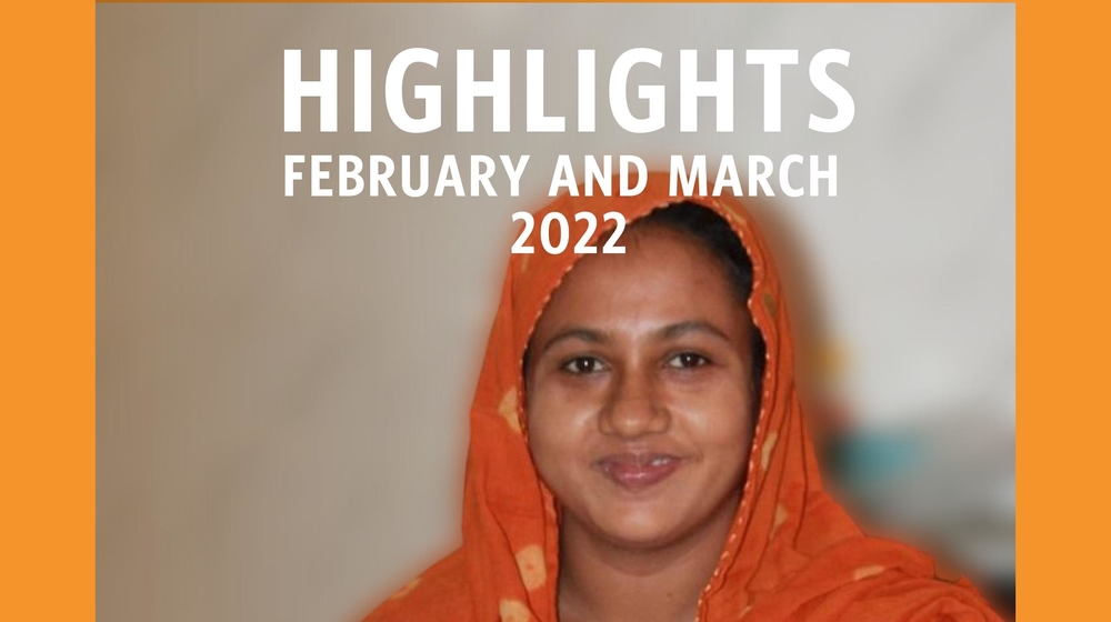 UNFPA Monthly Highlights: February & March 2022