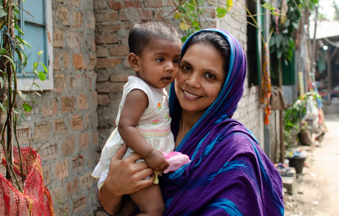 Many women like  Poppy have received crucial maternal health support through  the 'Solving Referral Challenges for Urban Poor to