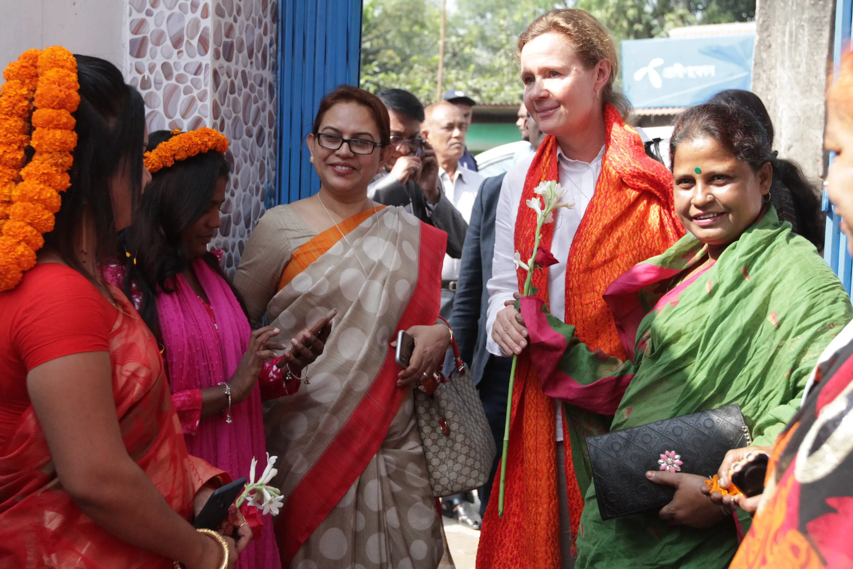 UN Team Visit Tangail Brothel as a Part of the 16 Days of Activism Campaign against Gender-Based Violence