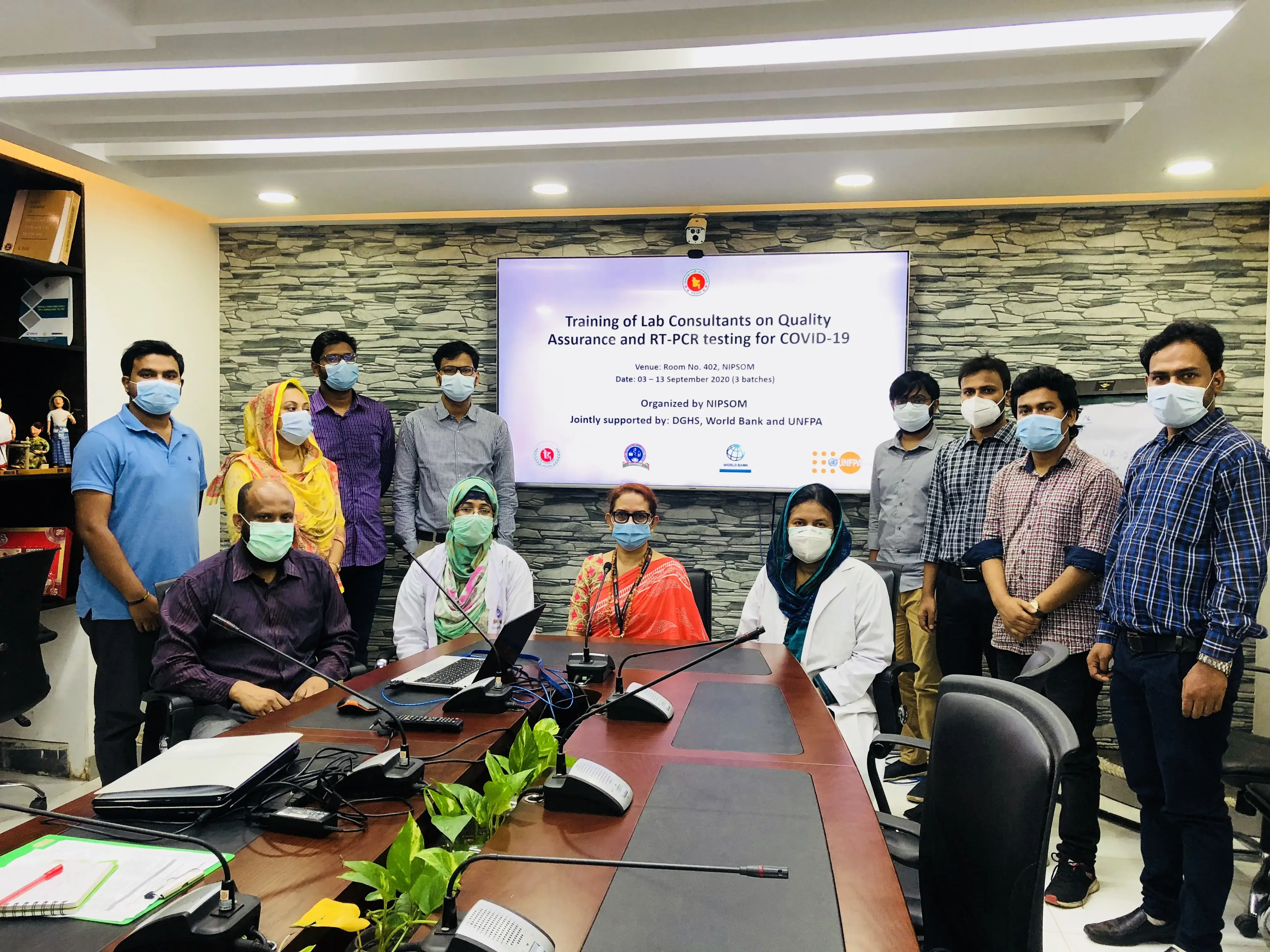 UNFPA supports trainings to improve COVID-19 testing in Bangladesh