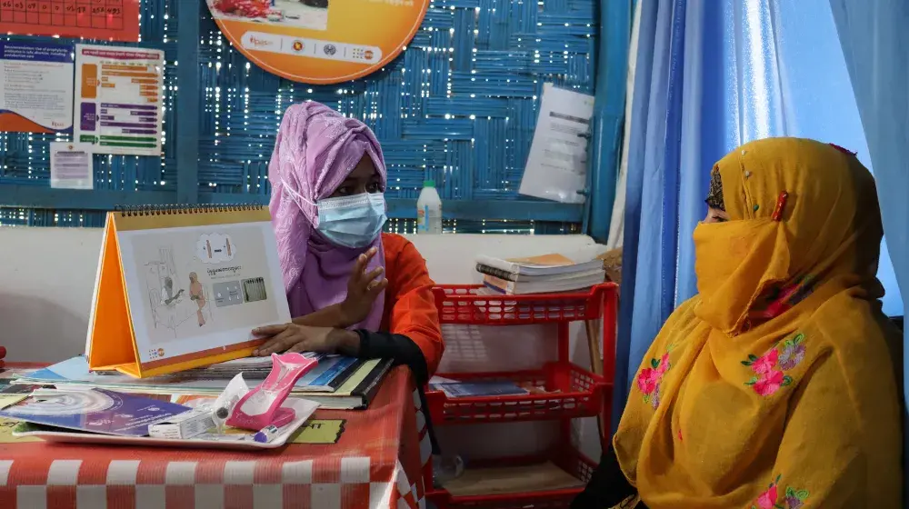 Celebrating 2021 Family Planning Week in the Rohingya refugee camps in Cox's Bazar