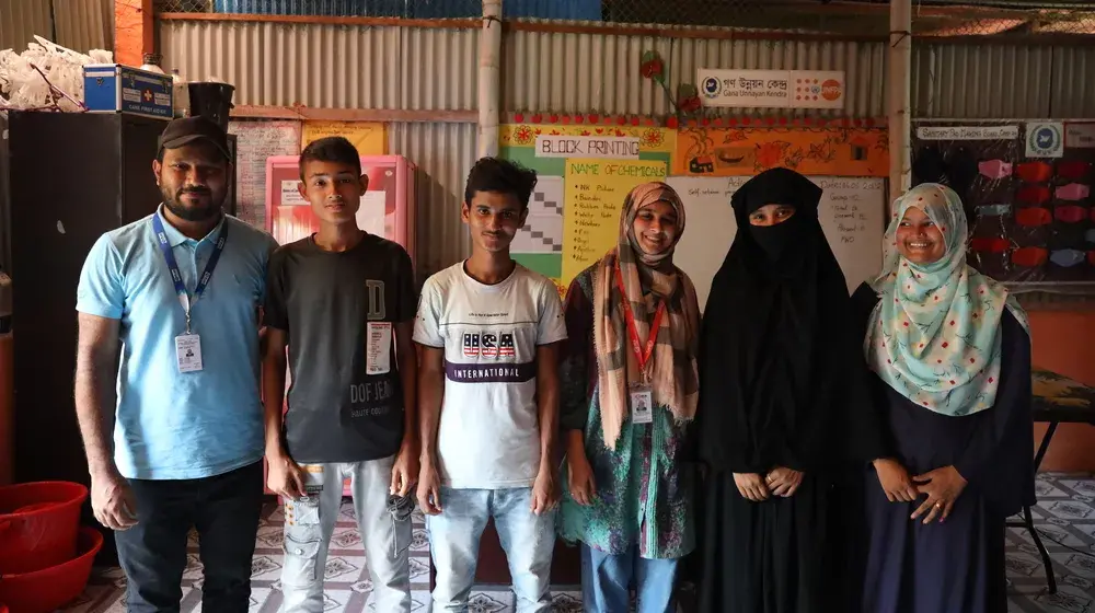 Safe spaces help Rohingya youth and adolescenta become future makers