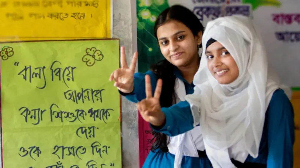 UNFPA’s life skills education inspires adolescent girls to say no to child marriage