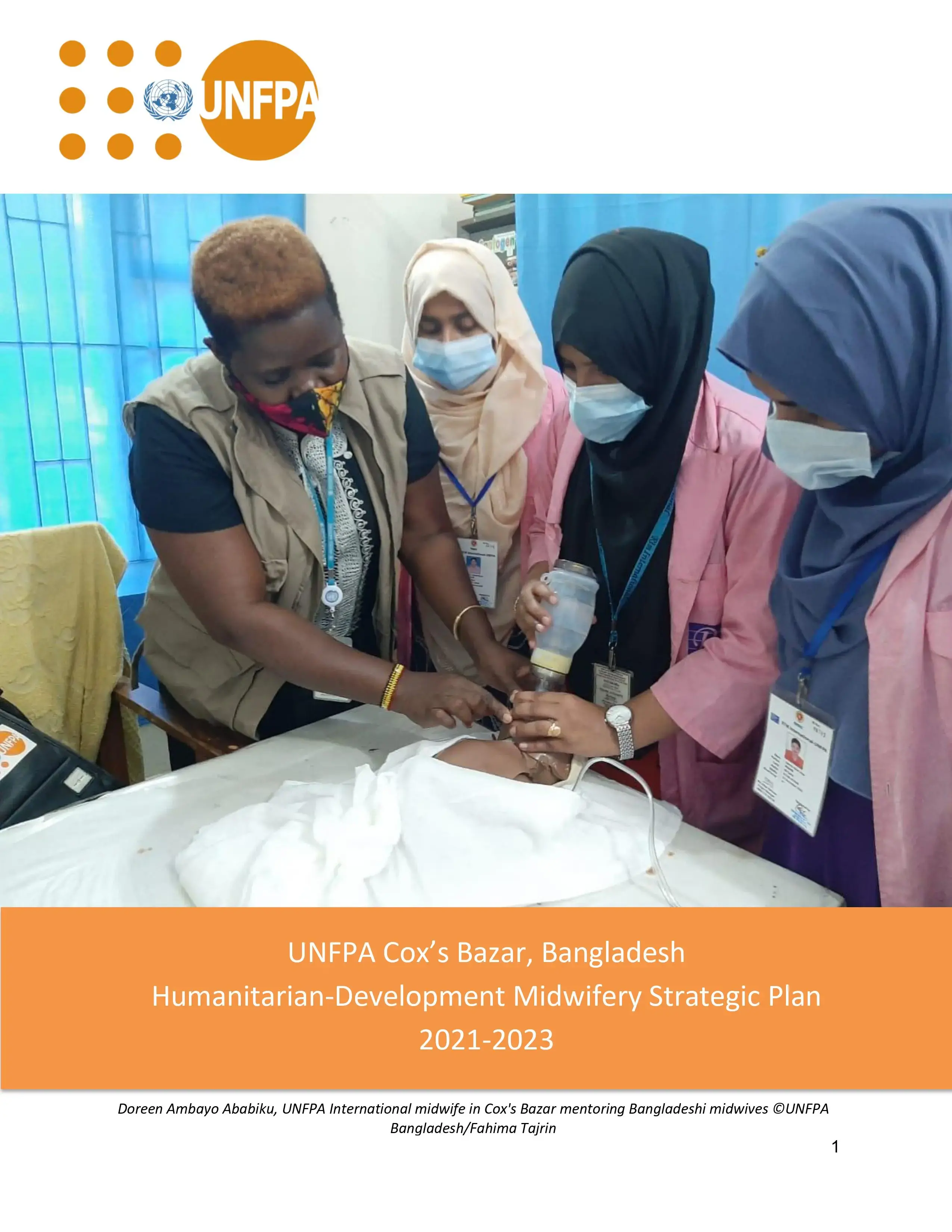 UNFPA Cox’s Bazar, Bangladesh: Humanitarian-Development Midwifery Strategic Plan 2021-2023