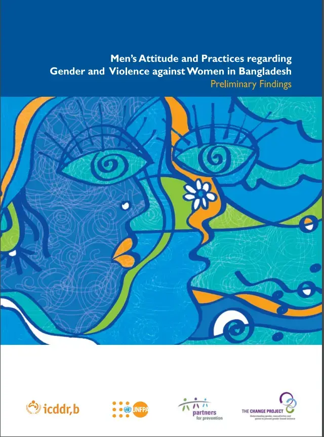 Preliminary finding men's attitude and practices regarding gender and violence against women in Bangladesh