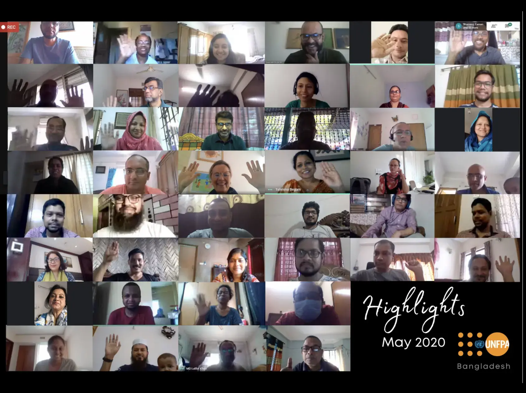 UNFPA Bangladesh Highlights: May 2020