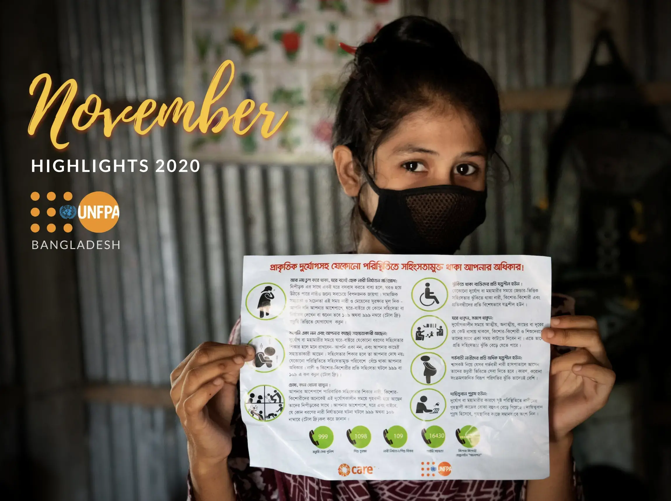 UNFPA Bangladesh Highlights: November 2020