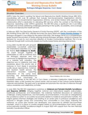 Sexual and Reproductive Health Working Group Annual Bulletin (January - December 2023)