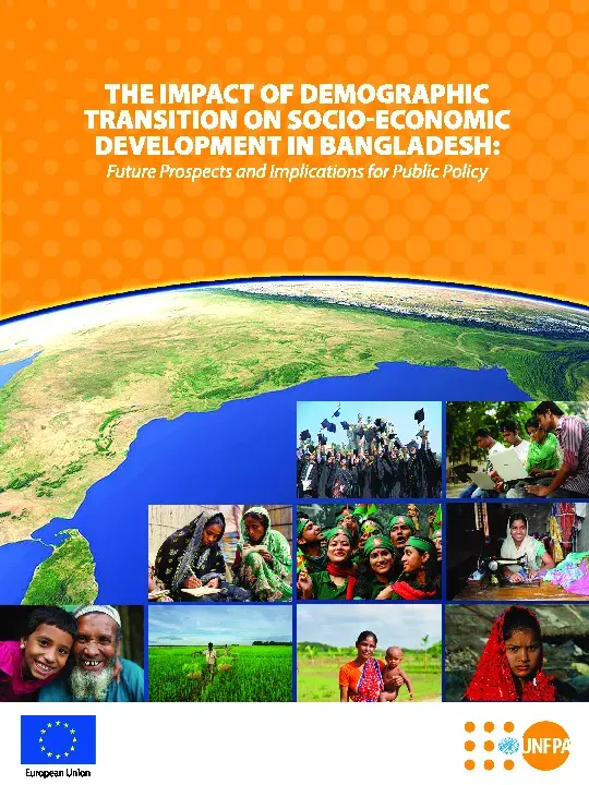 The Impact of the Demographic Transition on  Socioeconomic Development in Bangladesh