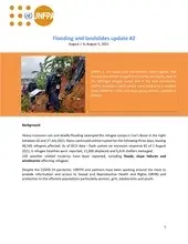 2nd update on floods and landslides in the Rohingya camps in Cox's Bazar