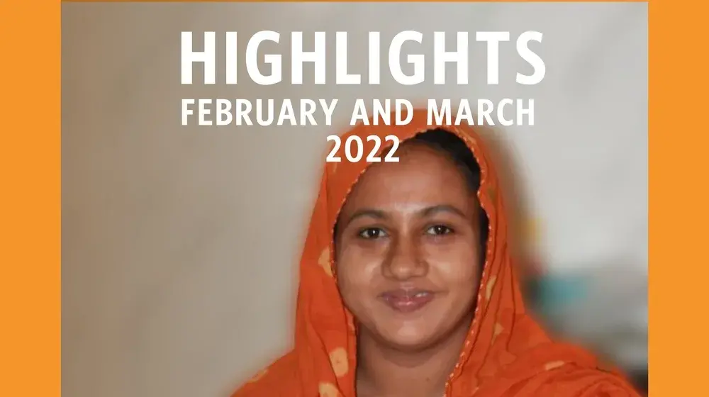 UNFPA Bangladesh Highlights: February - March 2022